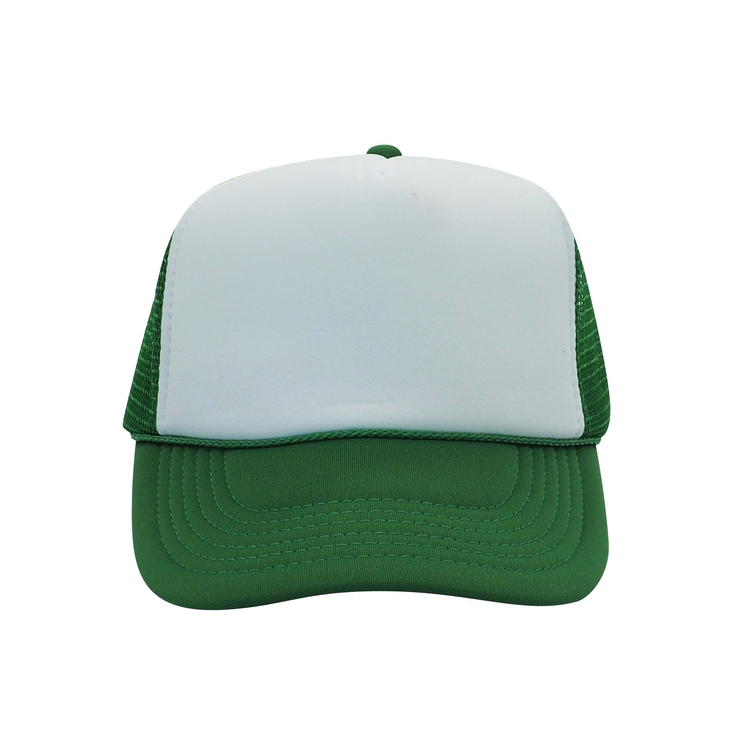 Nissun Classic Trucker Baseball Hats Caps Foam Mesh Blank Solid Two Tone Snapback - Blank