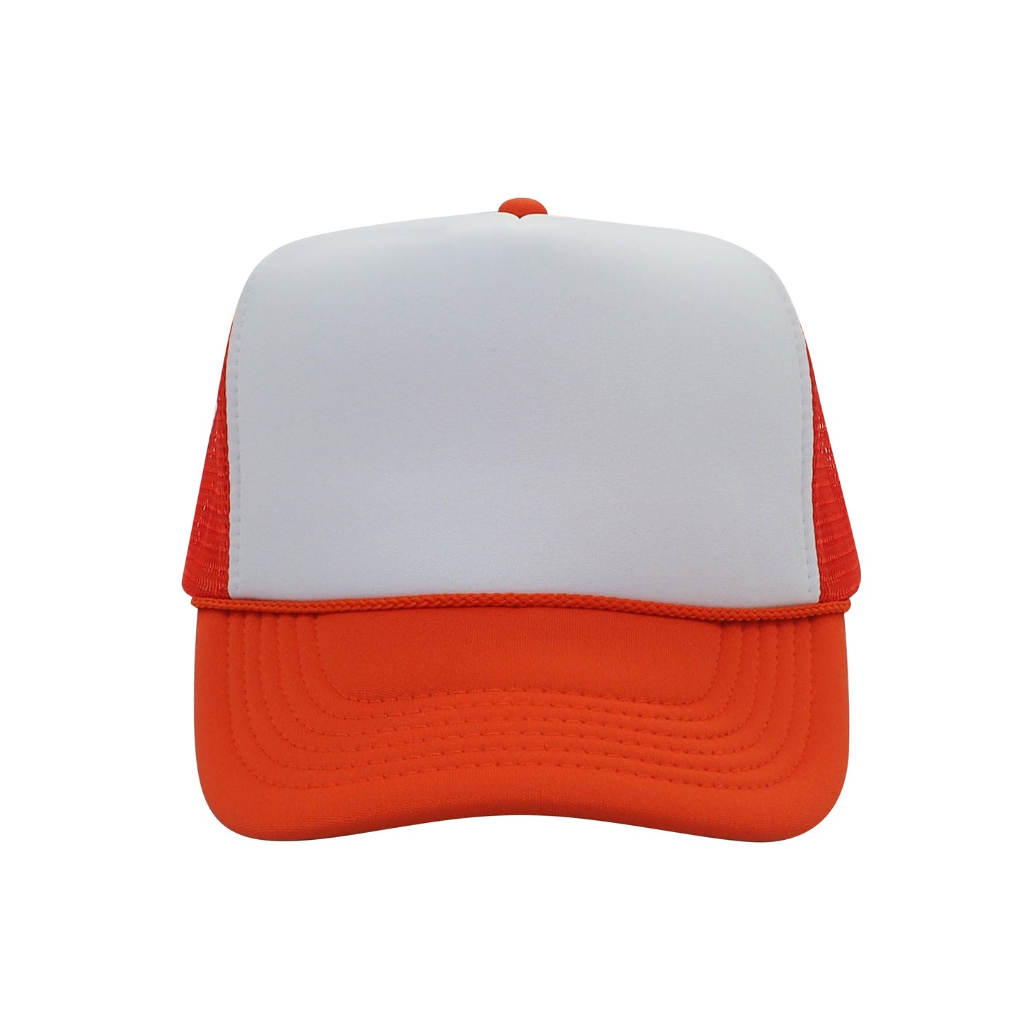 Nissun Classic Trucker Baseball Hats Caps Foam Mesh Blank Solid Two Tone Snapback - Blank