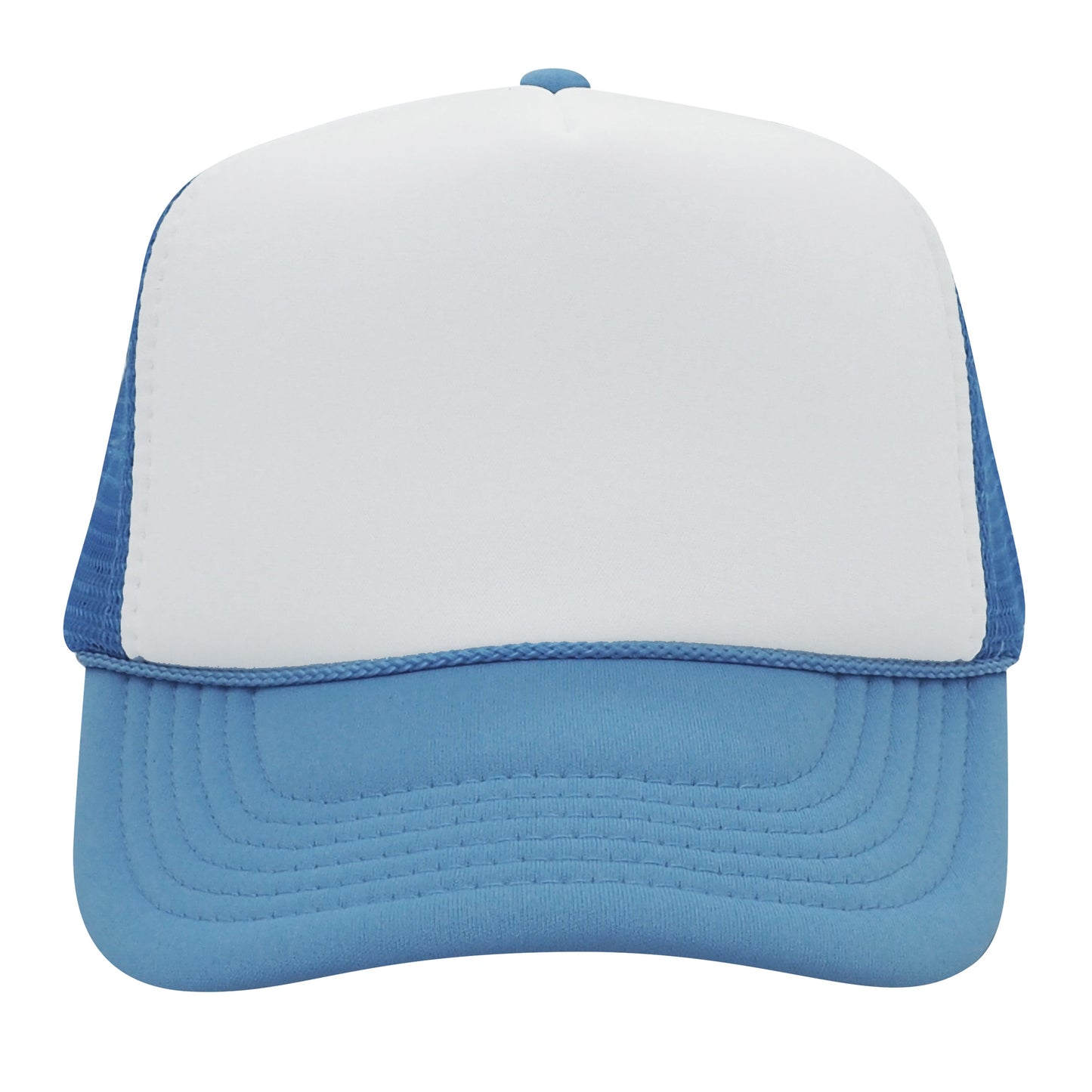 Nissun SPC Foam Trucker Hat 5 Panel Mesh Cap Two Tone Colors