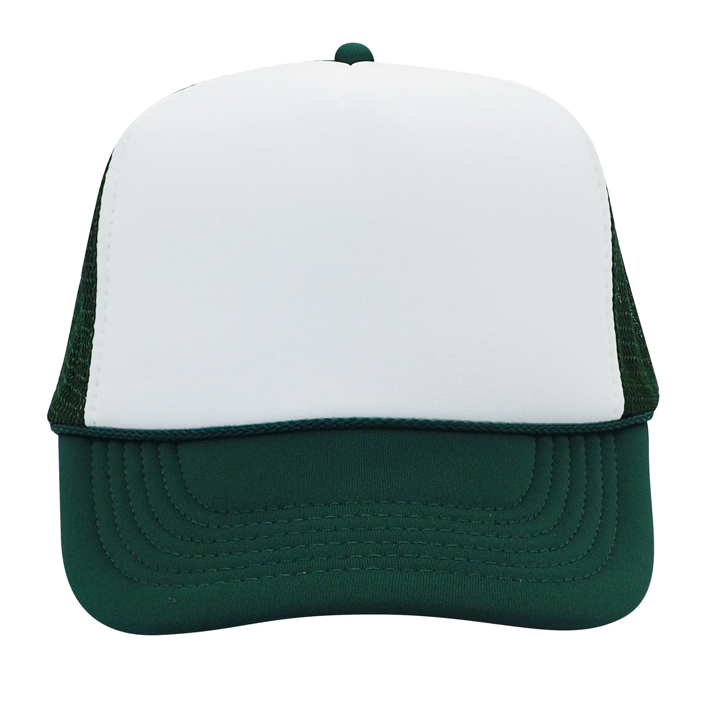 Nissun SPC Foam Trucker Hat 5 Panel Mesh Cap Two Tone Colors