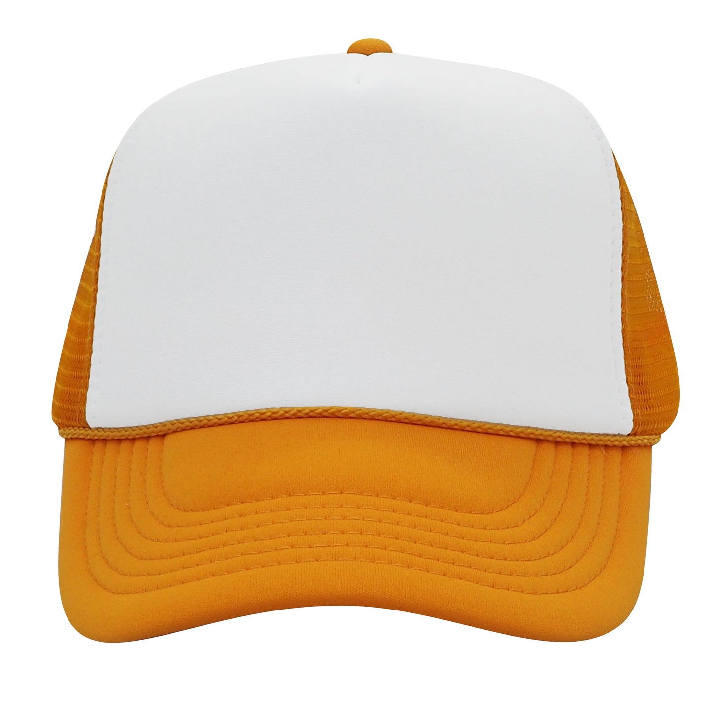 Nissun SPC Foam Trucker Hat 5 Panel Mesh Cap Two Tone Colors