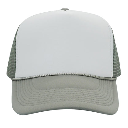 Blank or Custom Printed Nissun 5 Panel Foam Trucker Hat Mesh Back Cap - SSC, SPC