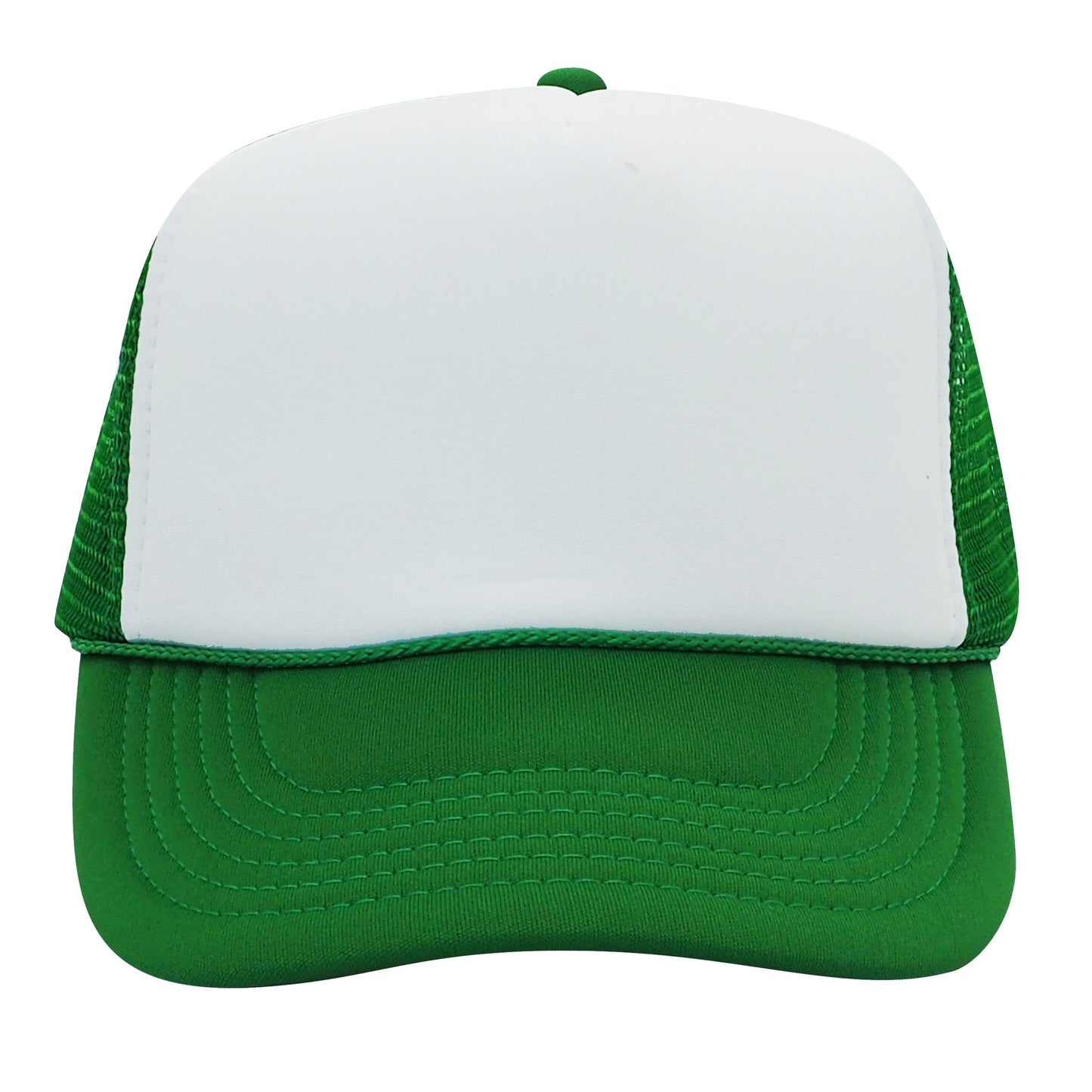 Nissun SPC Foam Trucker Hat 5 Panel Mesh Cap Two Tone Colors