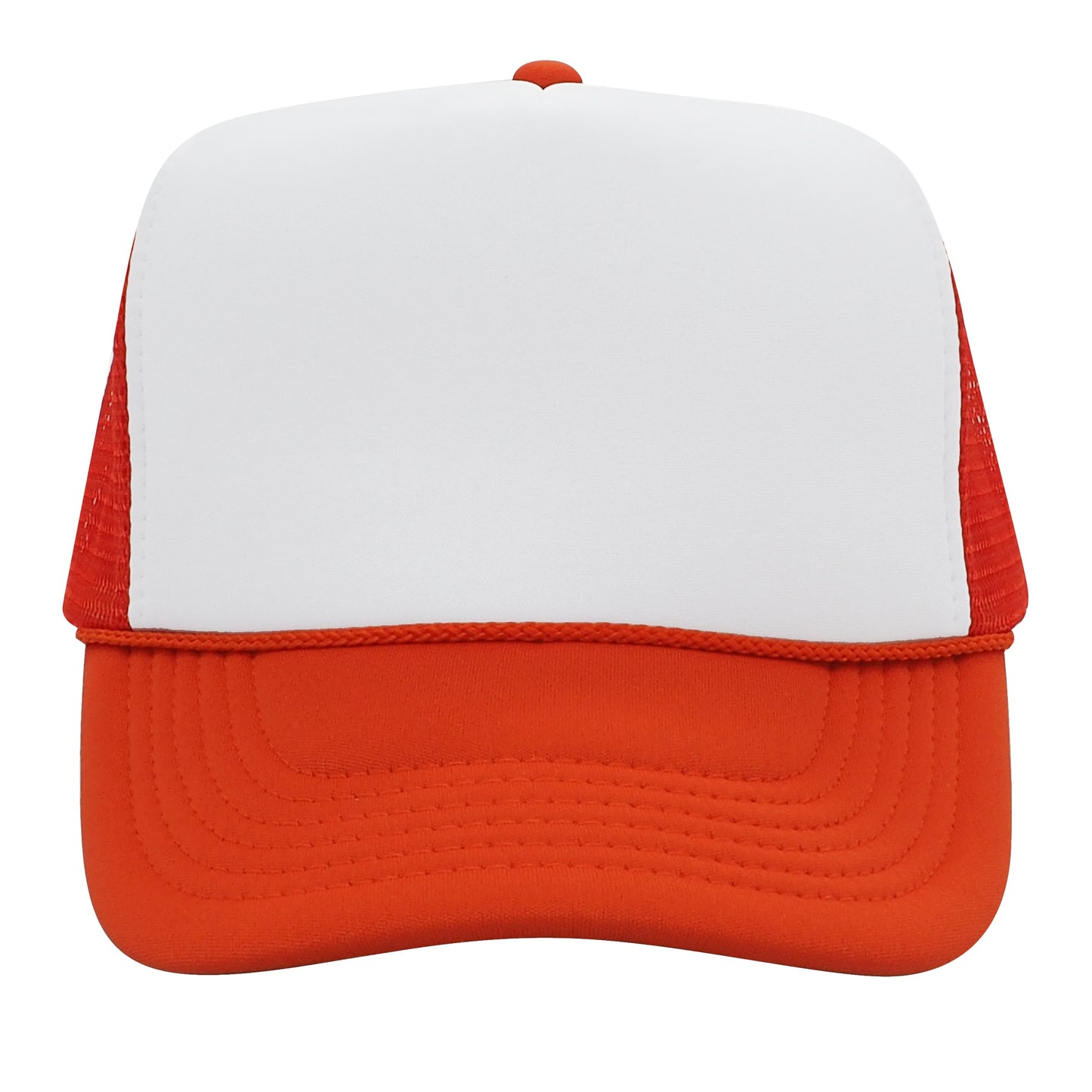 Nissun SPC Foam Trucker Hat 5 Panel Mesh Cap Two Tone Colors