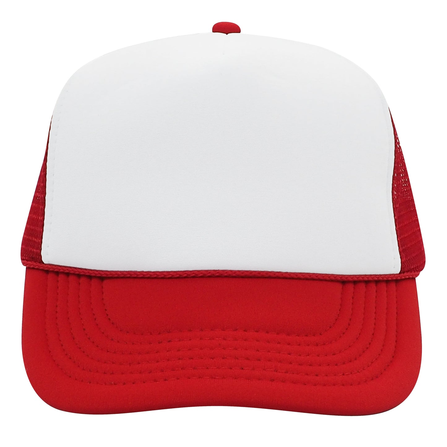 Nissun SPC Foam Trucker Hat 5 Panel Mesh Cap Two Tone Colors