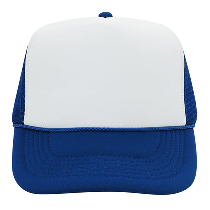 Nissun SPC Foam Trucker Hat 5 Panel Mesh Cap Two Tone Colors