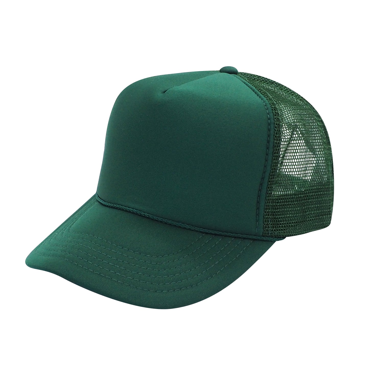 Nissun Classic Trucker Baseball Hats Caps Foam Mesh Blank Solid Two Tone Snapback - Blank