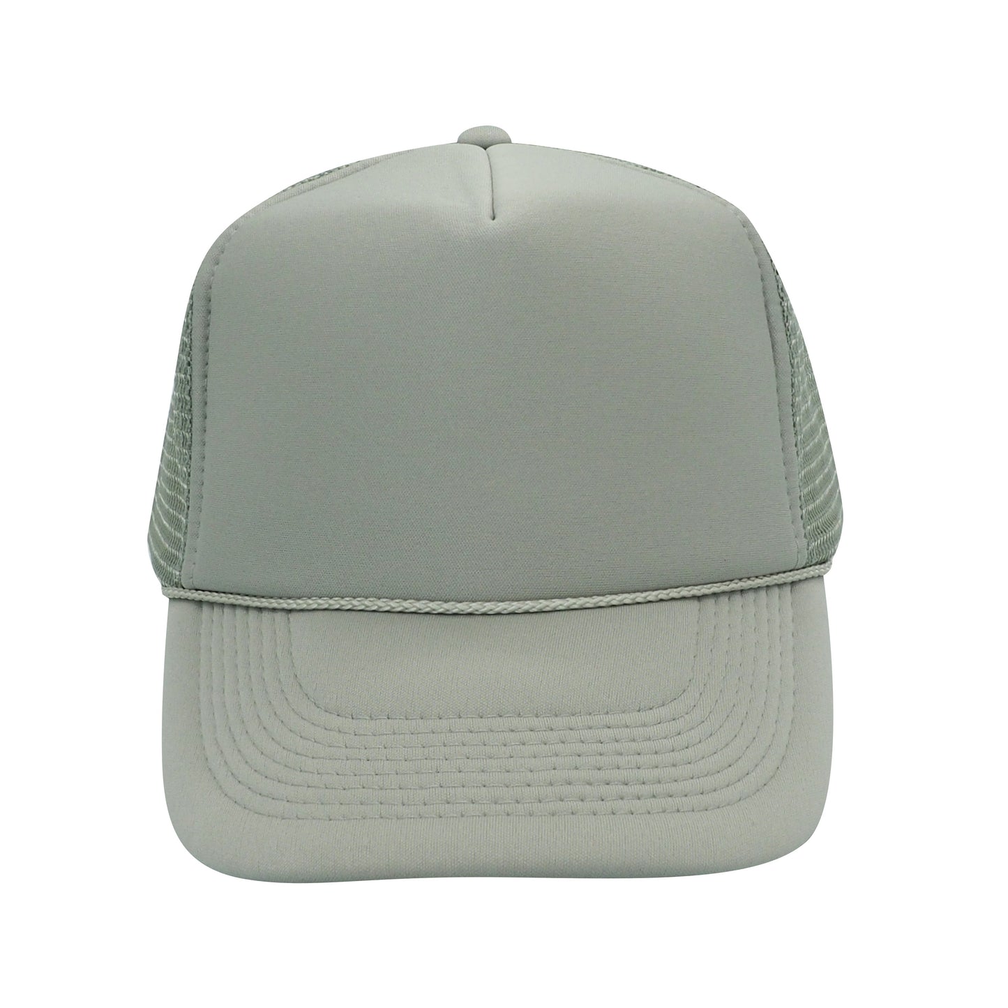 Nissun Classic Trucker Baseball Hats Caps Foam Mesh Blank Solid Two Tone Snapback - Blank