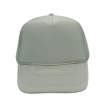 Nissun Classic Trucker Baseball Hats Caps Foam Mesh Blank Solid Two Tone Snapback - Blank