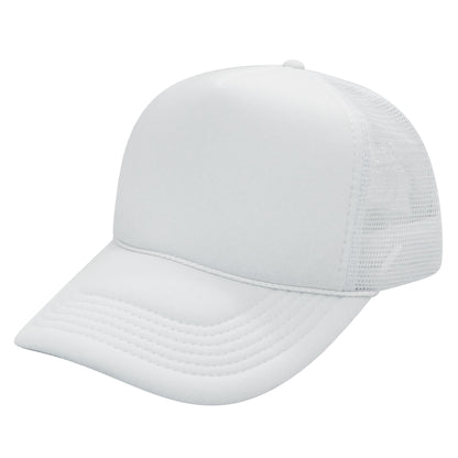 Nissun SSC Foam Trucker Hat 5 Panel Mesh Cap Solid Colors