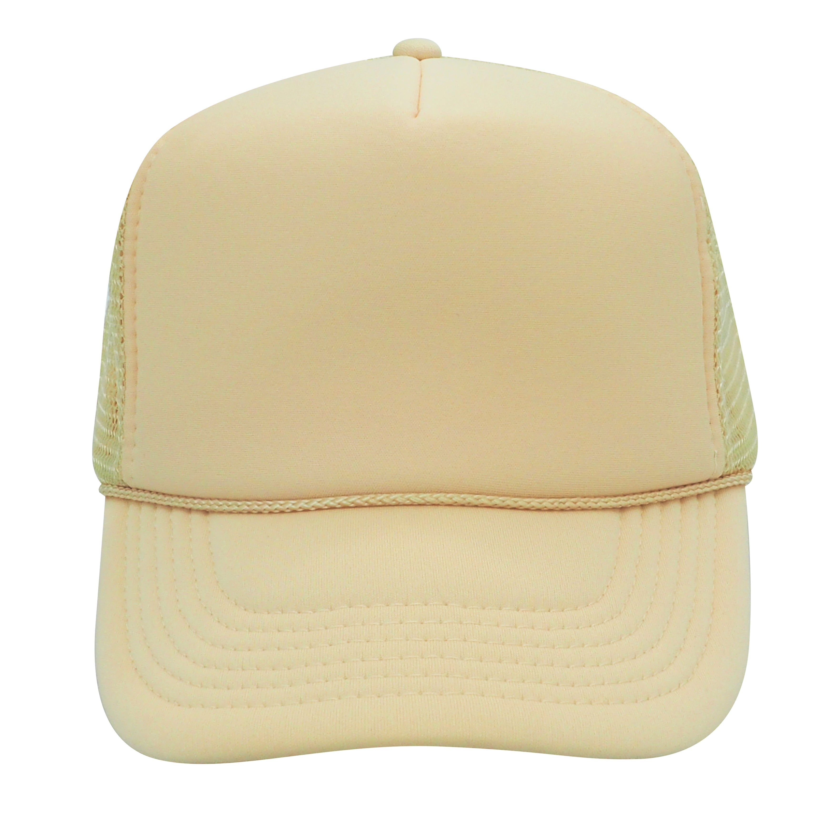 Nissun SSC Foam Trucker Hat 5 Panel Mesh Cap Solid Colors – Star