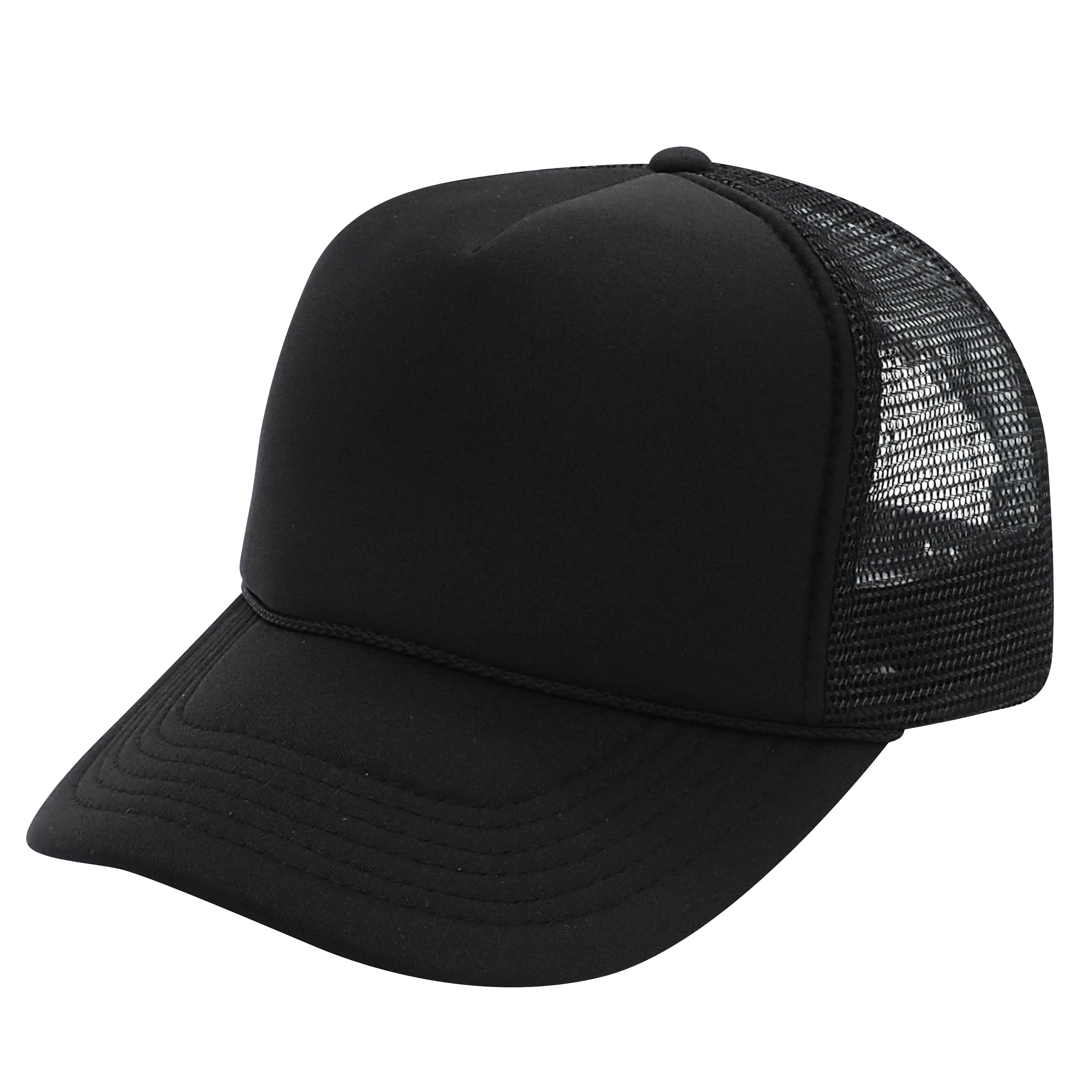帽子 SEASET S NEOPRENE TRUCKER / BLACK Nissun SSC Foam Trucker Hat 5 Panel Mesh Cap Solid Colors – Star