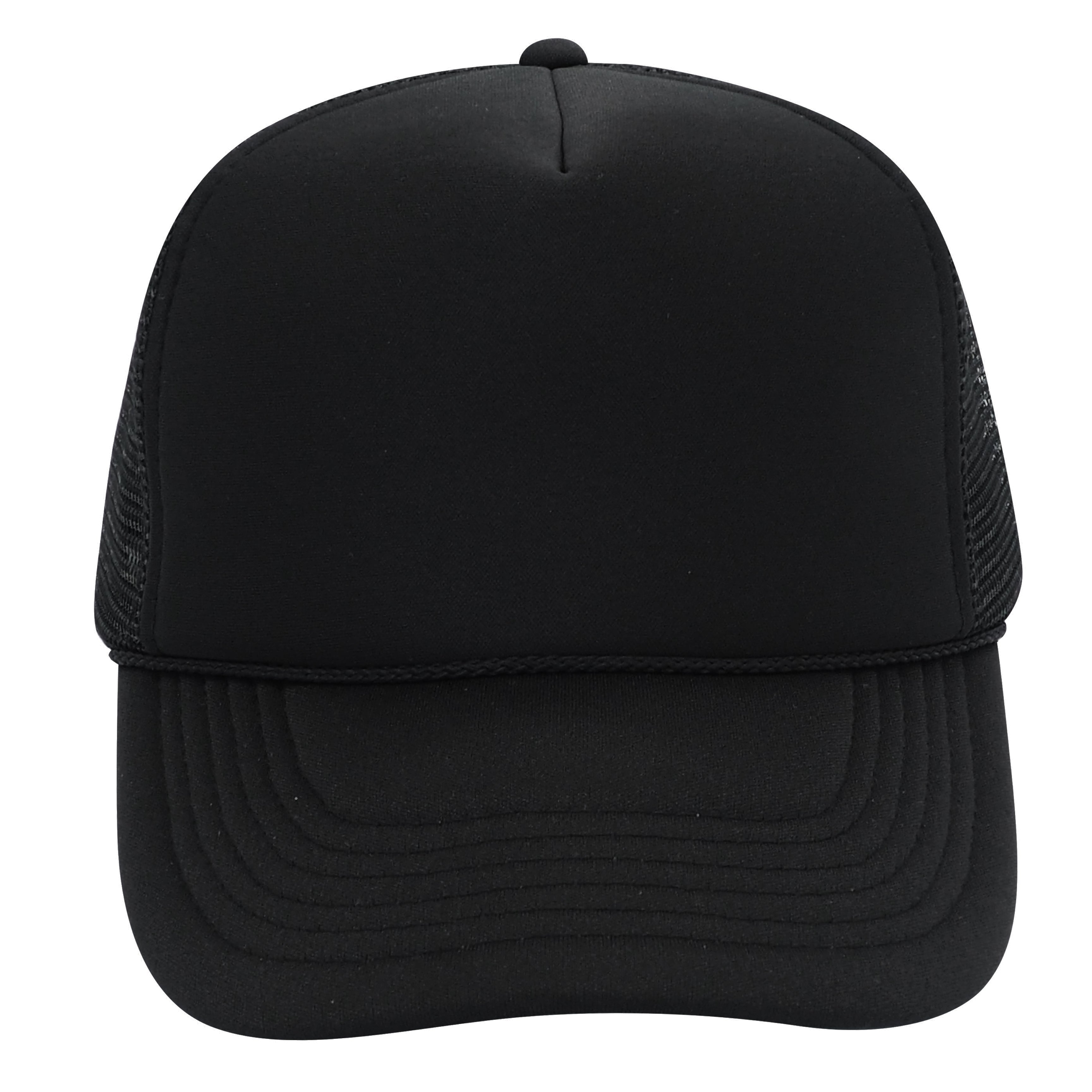 Nissun SSC Foam Trucker Hat 5 Panel Mesh Cap Solid Colors – Star