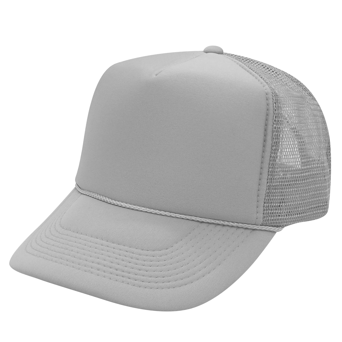 Blank or Custom Printed Nissun 5 Panel Foam Trucker Hat Mesh Back Cap - SSC, SPC