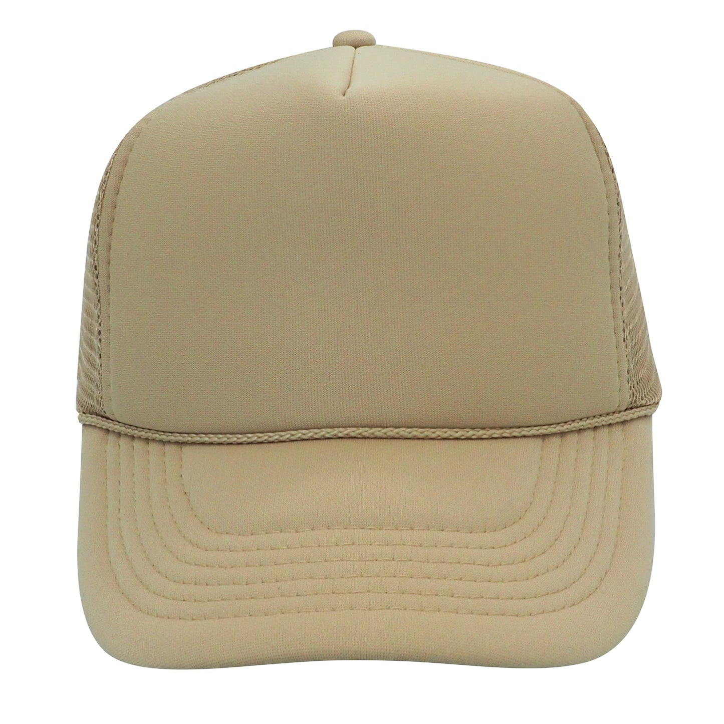 Blank or Custom Printed Nissun 5 Panel Foam Trucker Hat Mesh Back Cap - SSC, SPC