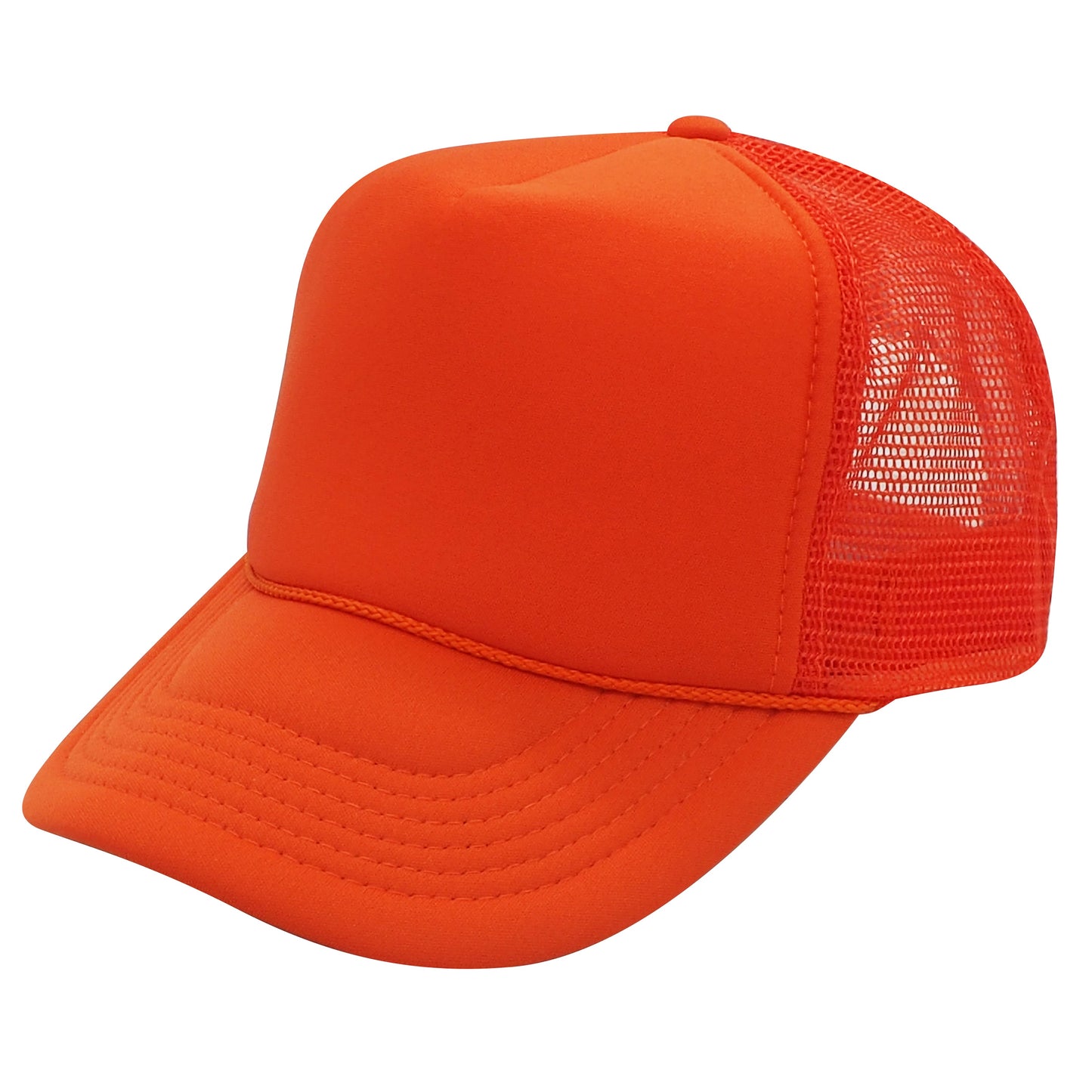 Nissun SSC Foam Trucker Hat 5 Panel Mesh Cap Solid Colors