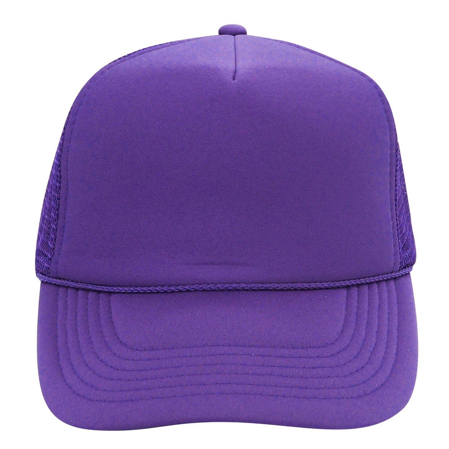 Nissun SSC Foam Trucker Hat 5 Panel Mesh Cap Solid Colors