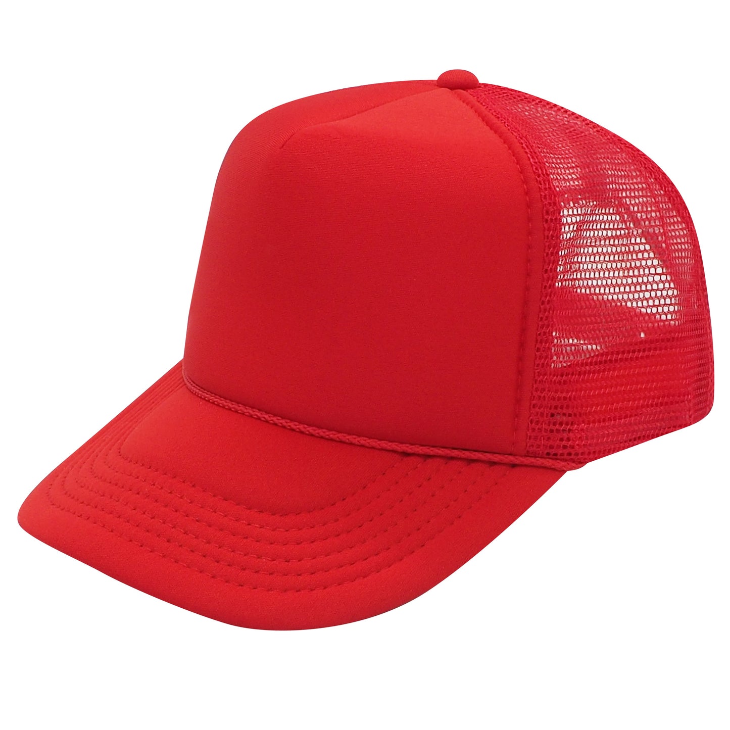 Nissun SSC Foam Trucker Hat 5 Panel Mesh Cap Solid Colors