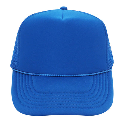 Nissun SSC Foam Trucker Hat 5 Panel Mesh Cap Solid Colors