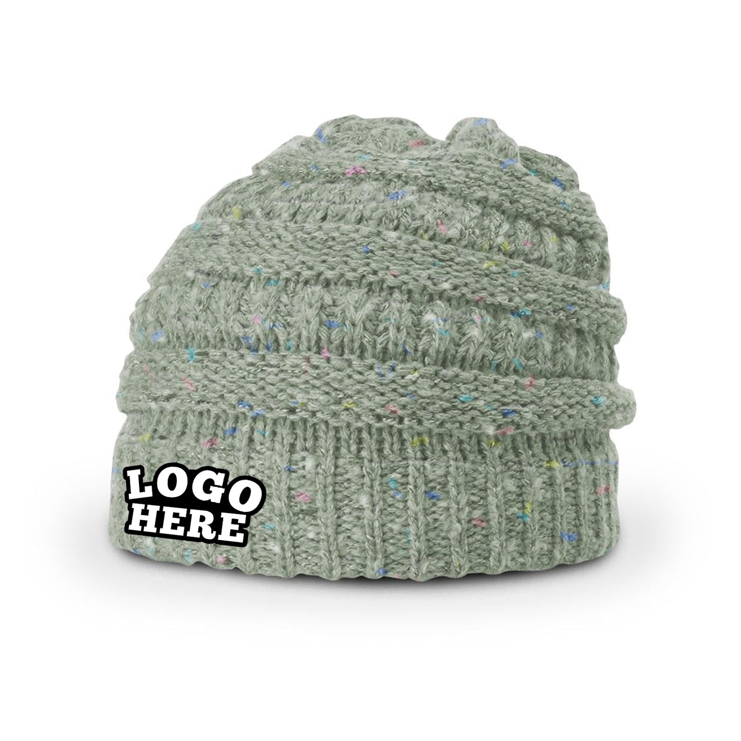 Custom Patch Richardson 157 Speckled Knit Beanie