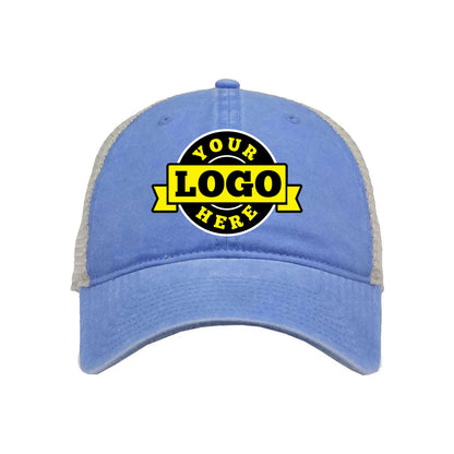 Custom Embroidered The Game GB460 Pigment-Dyed Trucker Cap