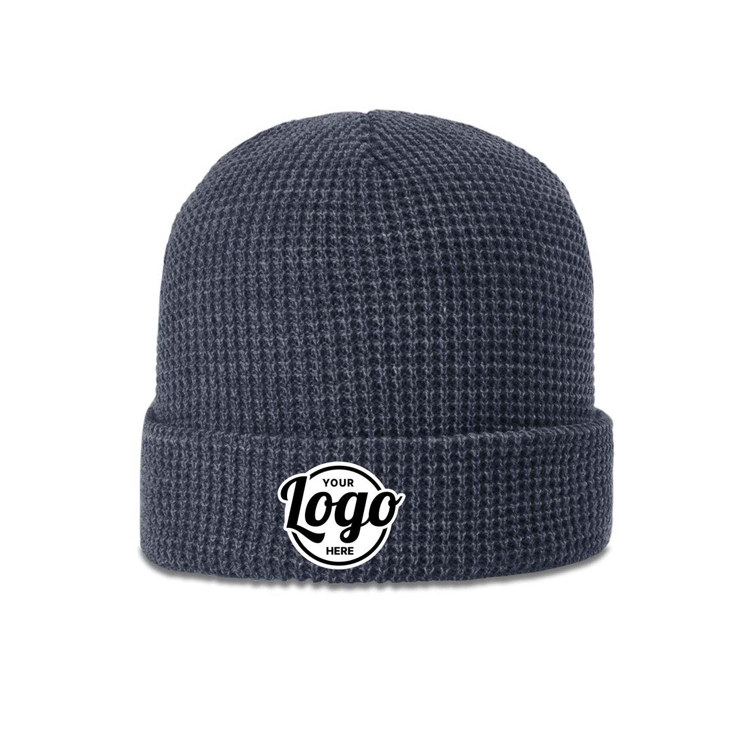 Richardson Beanie Custom Logo Package Deal - Style 146 Waffle Knit Beanie