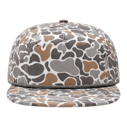 Blank Rope Hats Camo 5-Panel Snapback
