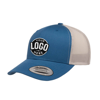 Custom Embroidered Yupoong 6606T Retro Trucker Hat, Mesh Back, 2-Tone Colors, YP Classics