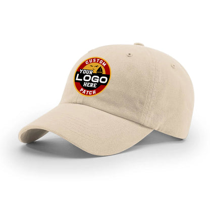 Custom Patch Richardson R55 Garment Washed Twill Dad Cap