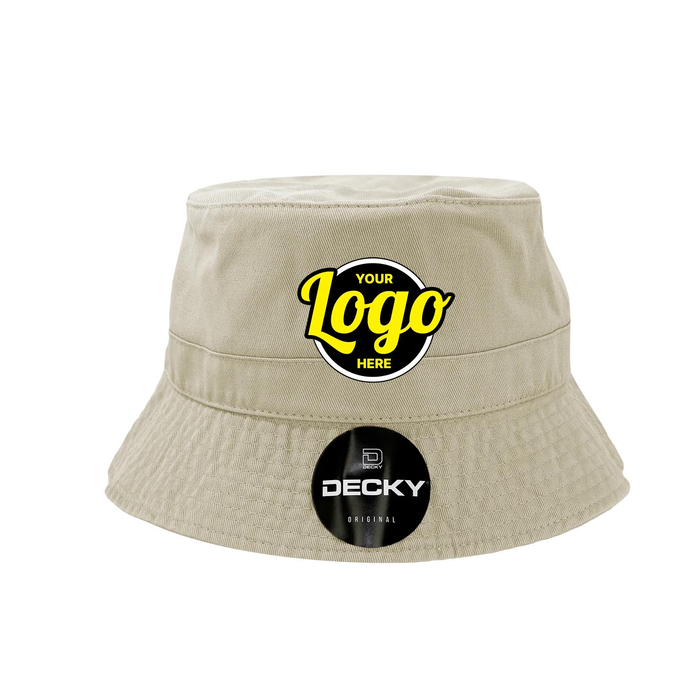 Custom Embroidered Decky 961 - Relaxed Polo Bucket Hat