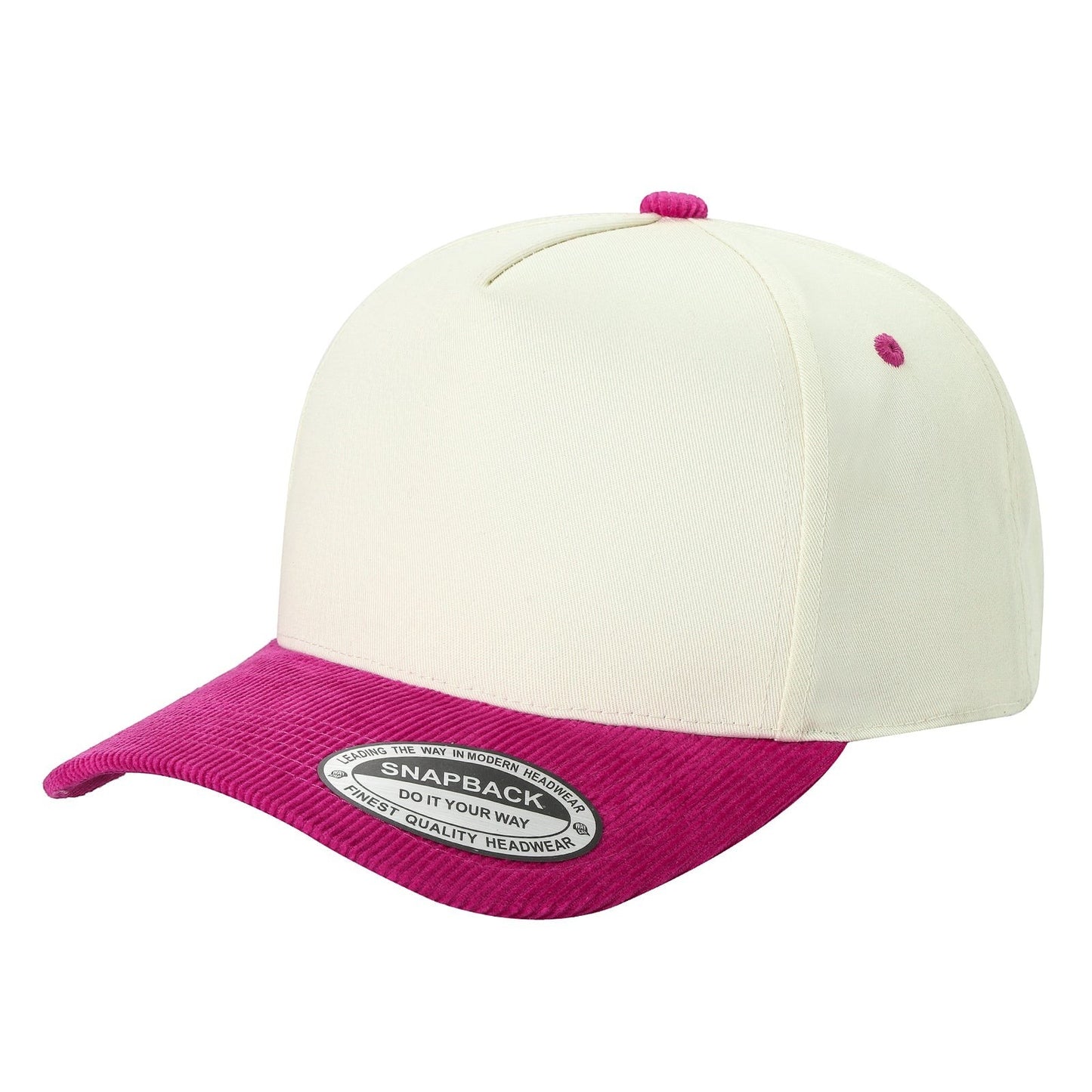 Unbranded 5 Panel Hat with Corduroy Bill