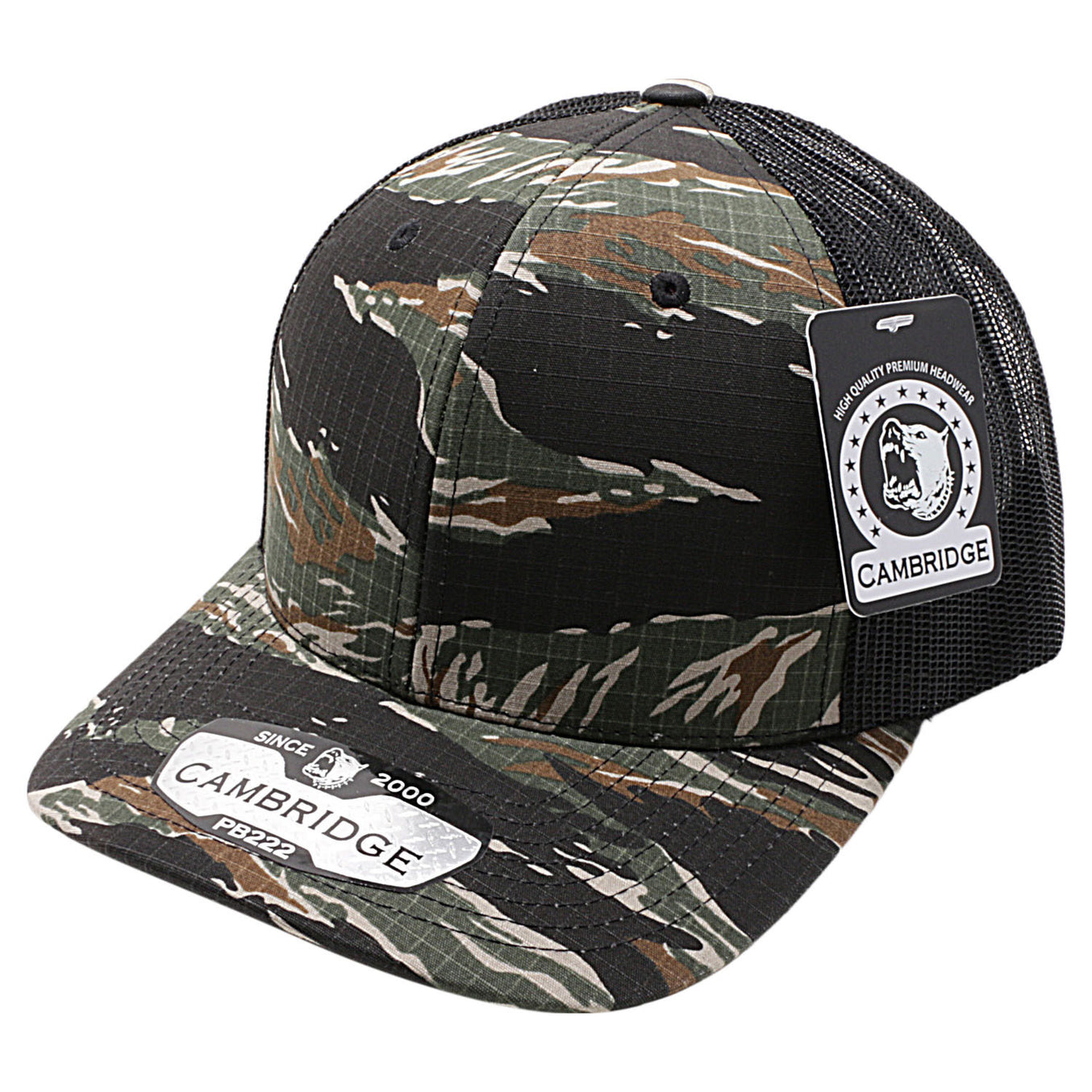 Pit Bull Cambridge PB222C Camo Trucker Hat PB222