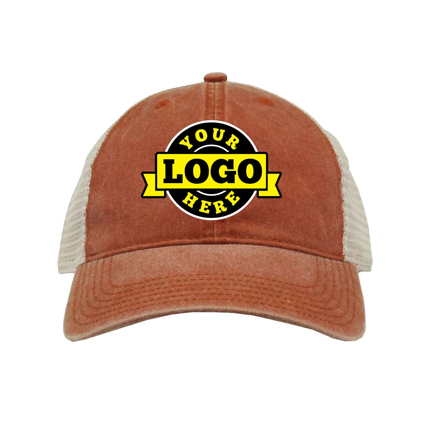 Custom Embroidered The Game GB460 Pigment-Dyed Trucker Cap