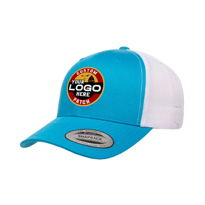 Custom Patch Yupoong 6606T Retro Trucker Hat, Mesh Back, 2-Tone Colors, YP Classics