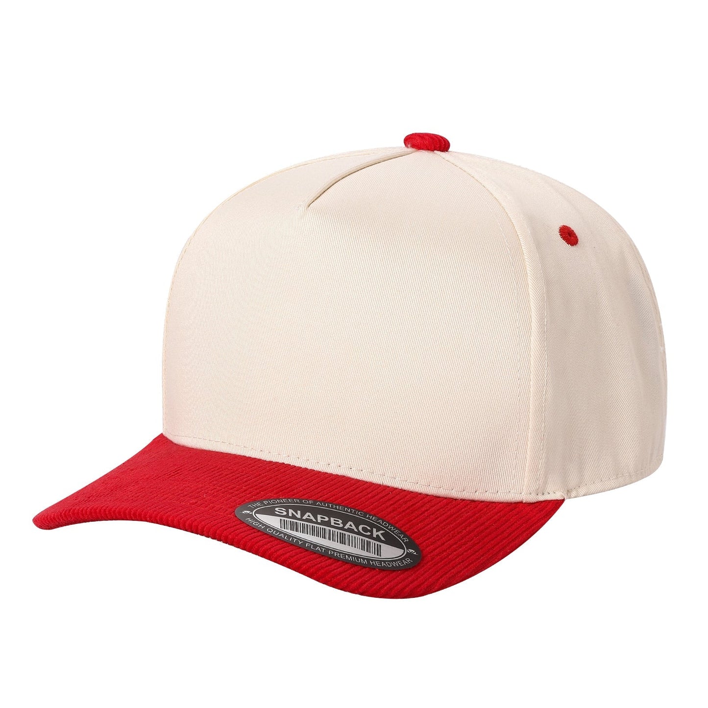 Unbranded 5 Panel Hat with Corduroy Bill