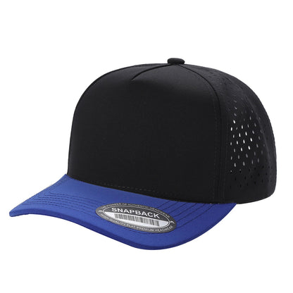 Unbranded 5 Panel Perforated Laser Mesh Hat Waterproof Cap