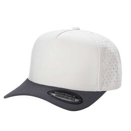 Unbranded 5 Panel Perforated Laser Mesh Hat Waterproof Cap