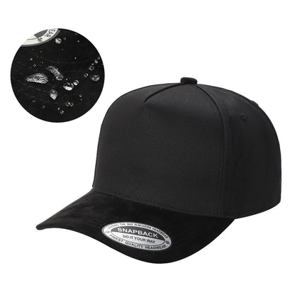 Unbranded 5 Panel Waterproof Suede Bill Hat