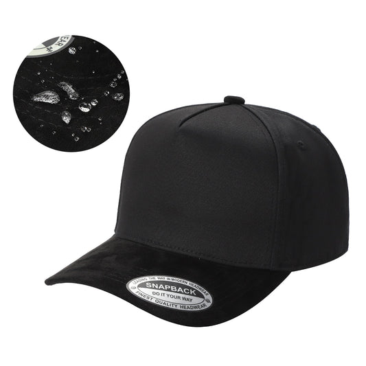 Unbranded 5 Panel Waterproof Suede Bill Hat