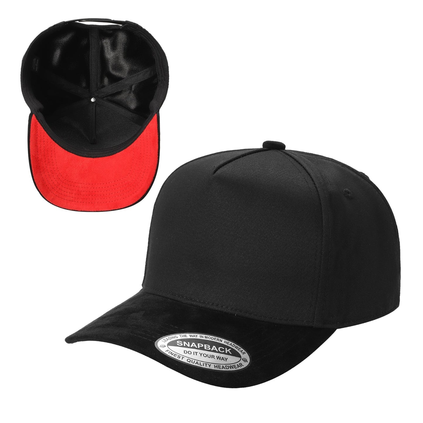 Unbranded 5 Panel Waterproof Suede Bill Hat