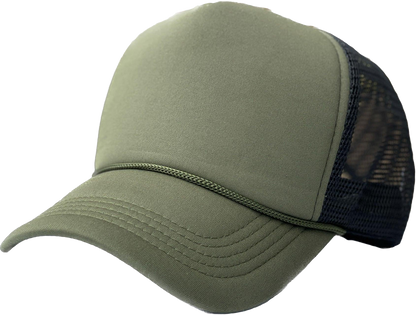 Unbranded Sponge Foam Trucker Hat, Blank Mesh Cap