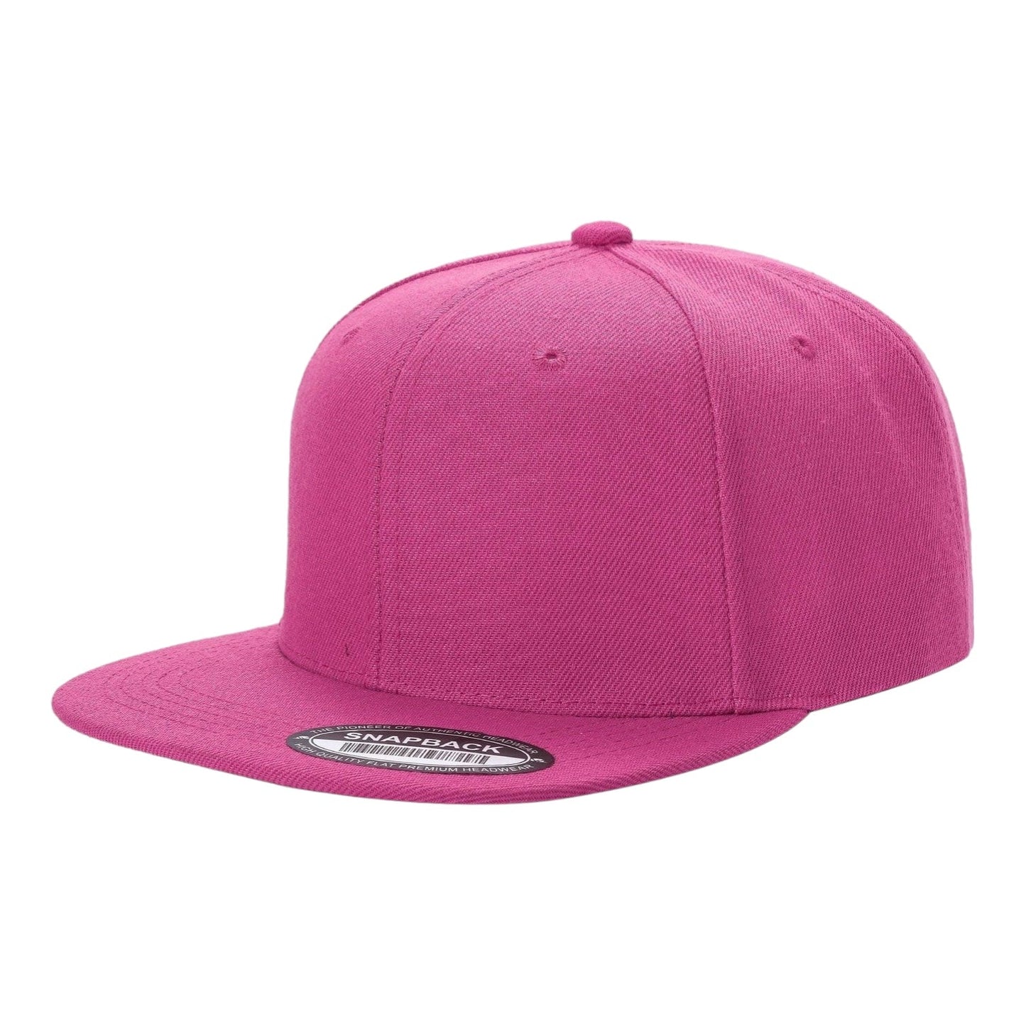 Unbranded Polyester Snapback Hat, Blank Snapback Cap