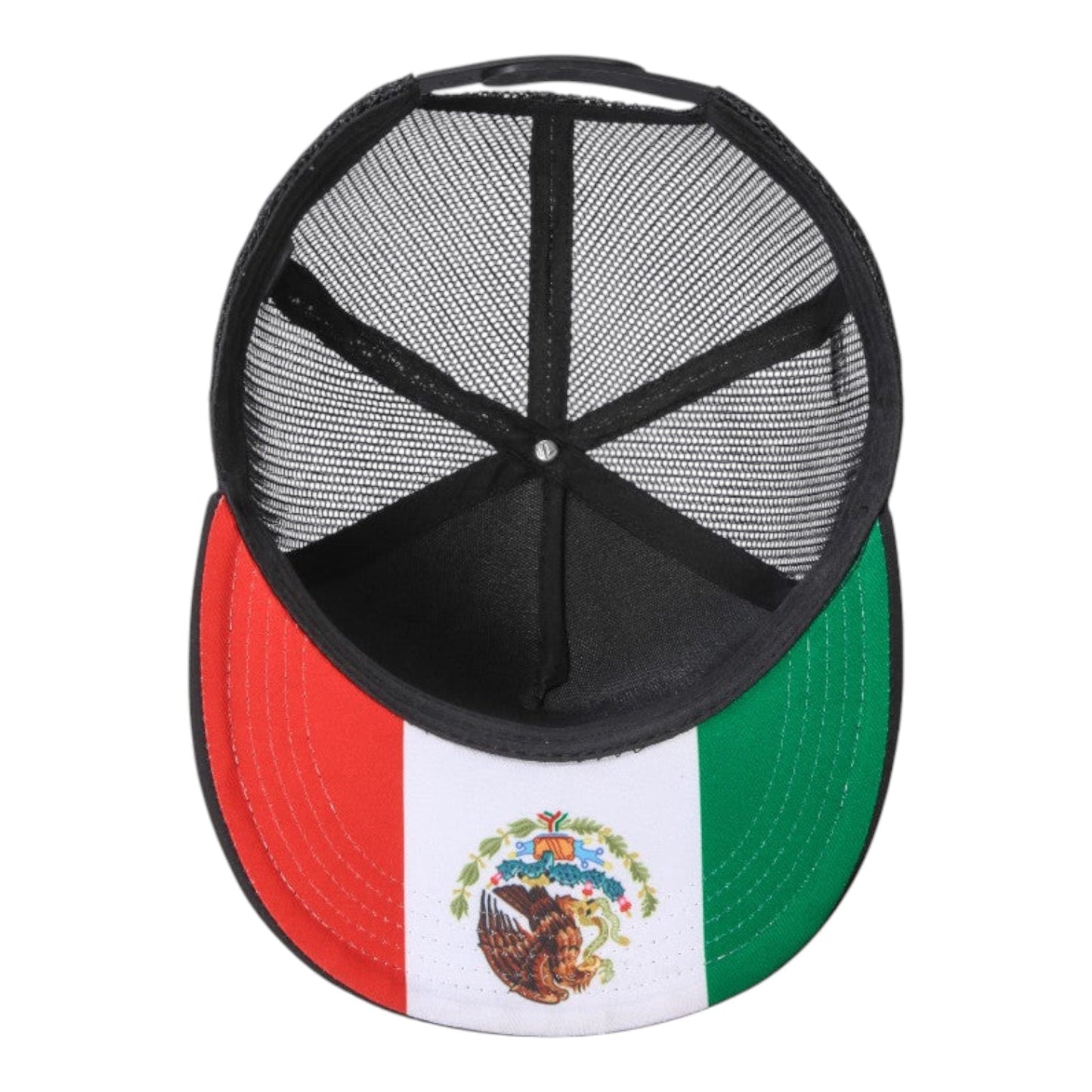 Unbranded 5 Panel Flat Bill Trucker Hat, Blank 5 Panel Mesh Back Cap