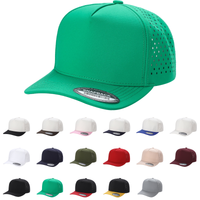 Unbranded 5 Panel Perforated Laser Mesh Hat Waterproof Cap