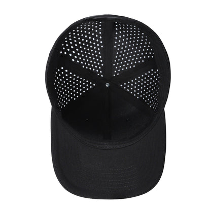 Unbranded 6 Panel Perforated Hat Laser Vented Cap