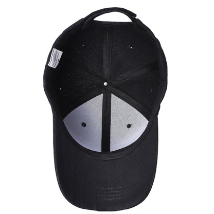 Unbranded Structured Baseball Cap, Blank 6 Panel Hat