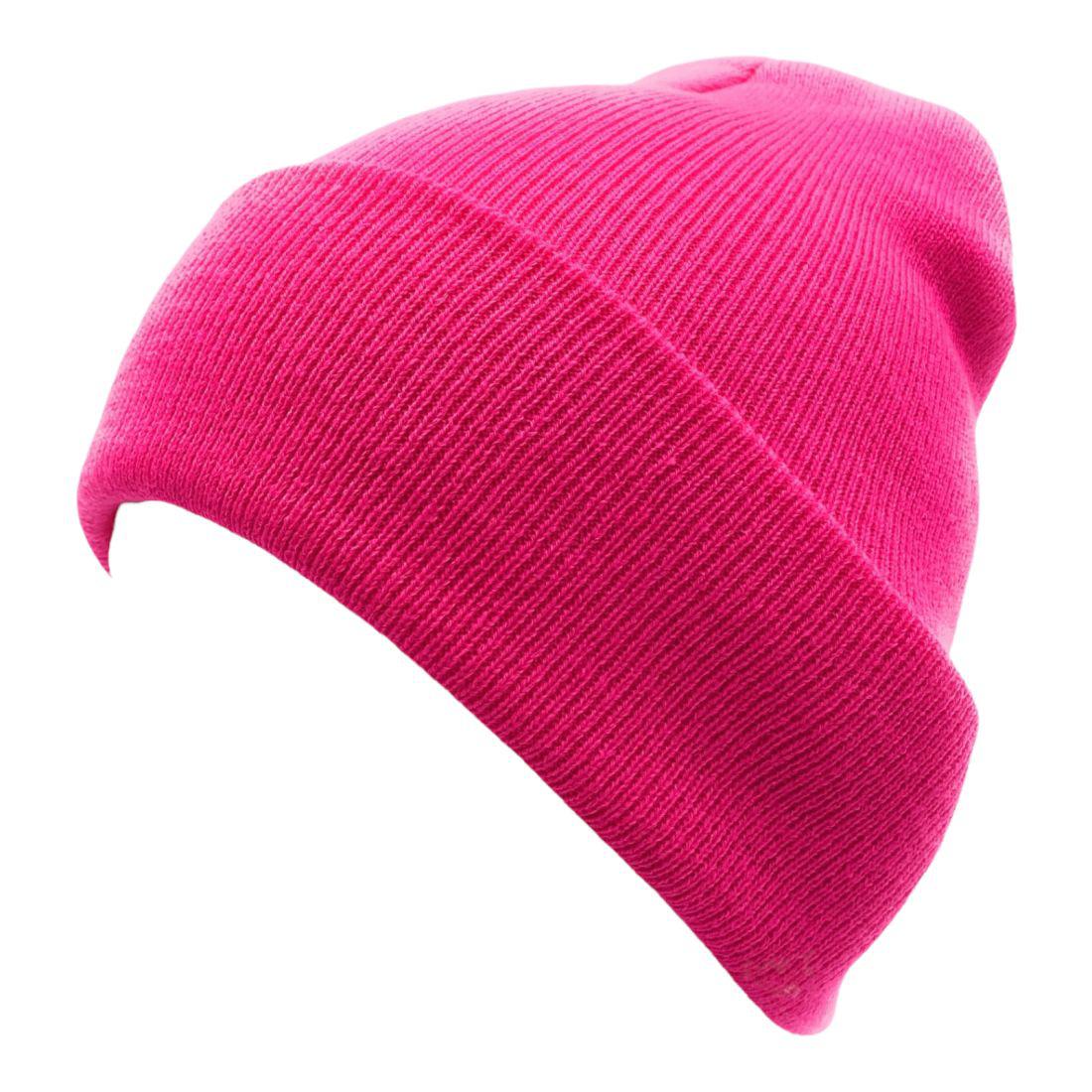 Beanies Caps Toboggan Cuffed Soft Knit in Bulk Multi-Color Plain Blank Wholesale Lot