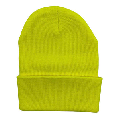 Beanies Caps Toboggan Cuffed Soft Knit in Bulk Multi-Color Plain Blank Wholesale Lot