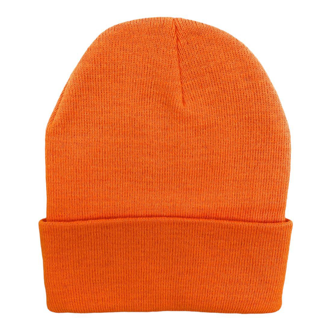 Beanies Caps Toboggan Cuffed Soft Knit in Bulk Multi-Color Plain Blank Wholesale Lot