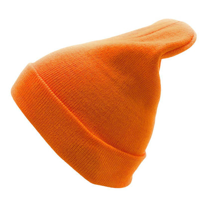 Beanies Caps Toboggan Cuffed Soft Knit in Bulk Multi-Color Plain Blank Wholesale Lot